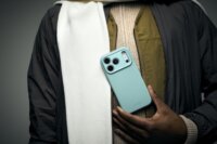 Decoded AntiMicrobial MagSafe Apple iPhone 17 Pro Szilikon Telefon Tok - Retro Kék