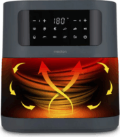 Medion Life MD 11740 E40 XL AirFryer Okos Forrólevegős sütő 5,2L 2150 Watt - Fehér