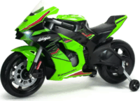 INJUSA Kawasaki Ninja Gyerek elektromos motor - Zöld/Fekete