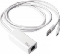 Nice HubNetworklink Ethernet adapterkábel Yubii HC3L okosotthon-központhoz - Fehér