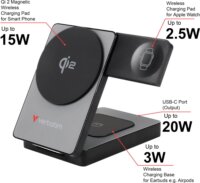Verbatim 32294 Összecsukható 3in1 Mágneses Wireless Powerbank 5000mAh - Szürke