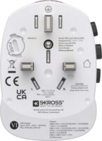 Hama Pro Light AC 30PD Univerzális Utazó Hálózati Adapter 30W - Fehér