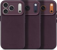 Decoded MagSafe Apple iPhone 17 Pro Bőr Telefon Tok - Rubinvörös