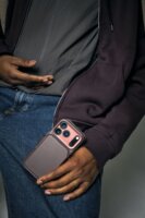 Decoded MagSafe Apple iPhone 17 Pro Bőr Kártyatartós Flip Telefon Tok - Barna