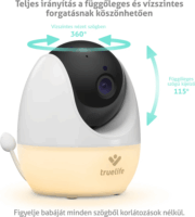 TrueLife NannyCam R4 Pro Wireless Digitális Babamonitor Bébiőr