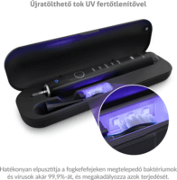 TrueLife Clean70 UV Szónikus fogkefe - Fekete