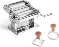 Marcato AT+DES-T58Q48 kézi tésztakészítő formákkal - Inox
