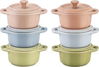 Staub 1029320 Mini Cocotte Sütőedény készlet 6 darabos - Színes