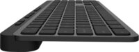 Natec NKL-2316 Medusa Slim Bluetooth + RF Wireless Billentyűzet US - Fekete/Szürke
