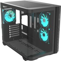 Thermaltake Vision 330 CR ARGB SE Edition Midi Torony Számítógépház + 1db 120mm ventilátor - Fekete