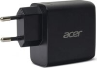 Acer ZL.ADTCC.00J GaN USB-A / 2x USB-C Hálozati Gyorstöltő Adapter 67W + USB-C Kábel 2m - Fekete