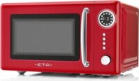 Eta 321090030 Retro Szabadonálló mikrohullámú sütő 20L 700W - Piros