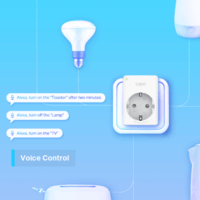 TP-Link Tapo P100 WiFi Okos konnektor aljzat - Fehér (2 db / csomag)