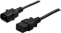 PowerWalker C14 IEC - C19 IEC Hálozati Tápkábel 1.8m - Fekete