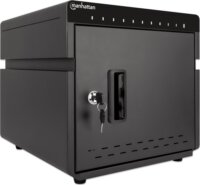 Manhattan 715942 Töltő szekrény 10 Tablet / Telefonhoz - Fekete