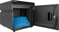 Manhattan 715942 Töltő szekrény 10 Tablet / Telefonhoz - Fekete