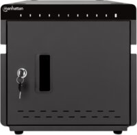 Manhattan 715942 Töltő szekrény 10 Tablet / Telefonhoz - Fekete