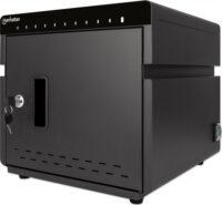 Manhattan 715942 Töltő szekrény 10 Tablet / Telefonhoz - Fekete