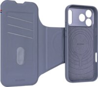 Decoded MagSafe Apple iPhone 17 Pro Max Szilikon Kártyatartós Flip Telefon Tok - Kék