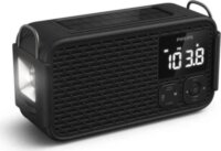 Philips TAR3500/00 Napelemes dinamós FM rádió beépített lámpával - Fekete