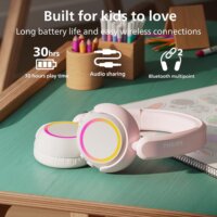 Philips TAK4200PK/00 Gyerek Bluetooth Fejhallgató Headset - Rózsaszín