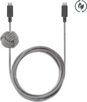 Native Union Anchor USB-C apa - USB-C apa Adat és Töltőkábel 3m - Fekete/Fehér