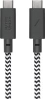 Native Union Anchor USB-C apa - USB-C apa Adat és Töltőkábel 3m - Fekete/Fehér