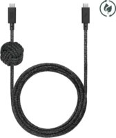 Native Union Anchor USB-C - USB-C Adat és Töltőkábel 3m - Fekete