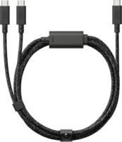 Native Union Belt 2x USB-C apa - USB-C apa Adat és Töltőkábel 140W 2m - Fekete