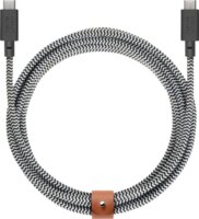 Native Union Belt XL USB-C apa - USB-C apa Adat és Töltőkábel 100W 3m - Fekete/Fehér