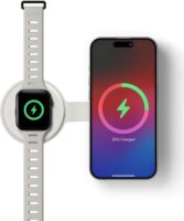 Native Union Voyage 2 az 1-ben Összecsukható Qi2 Mágneses Wireless Töltő 15W + USB-C Kábel 1.5m - Homok