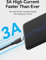 Vention CTHBG USB-A apa - USB-C 2.0 apa Adat és Töltőkábel 1.5m - Fekete