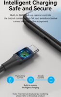 Vention CTHBG USB-A apa - USB-C 2.0 apa Adat és Töltőkábel 1.5m - Fekete