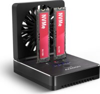 AXAGON ADSA-M2C22 SSD Dokkoló és Klónozó Állomás (USB-C 3.2 Gen 2x2 - 2x M.2 NVMe / SATA)