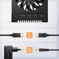 AXAGON ADSA-M2C22 SSD Dokkoló és Klónozó Állomás (USB-C 3.2 Gen 2x2 - 2x M.2 NVMe / SATA)
