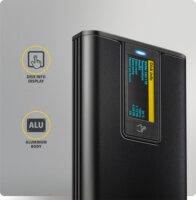 AXAGON EEM2-SD2B M.2 NVMe / SATA USB-C 3.2 Külső SSD Ház - Fekete