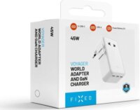 FIXED FIXCT45-3C EU/UK/USA/AUS Utazó adapter 45W - Fehér