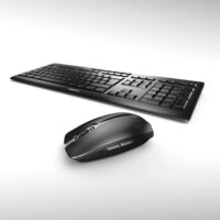 Cherry Stream Desktop Wireless Billentyűzet és Egér FR - Fekete