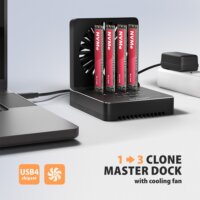 Axagon ADSA-M2C44 USB4 M.2 NVMe SSD Dokkoló és Klónozó Állomás (USB4 - M.2 NVMe)
