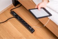 Brennenstuhl 1150790602 USB-A / USB-C Túlfeszültség védő elosztó 6 aljzatos 2m - Fekete