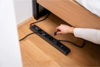 Brennenstuhl 1150790602 USB-A / USB-C Túlfeszültség védő elosztó 6 aljzatos 2m - Fekete