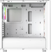 ID-Cooling WARE 510 ARGB WH Midi Torony Számítógépház + 1db 120mm ventilátor - Fehér