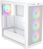 ID-Cooling WARE 510 ARGB WH Midi Torony Számítógépház + 1db 120mm ventilátor - Fehér