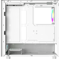 ID-Cooling WARE 510 ARGB WH Midi Torony Számítógépház + 1db 120mm ventilátor - Fehér