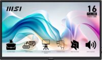MSI 15.6" PRO MP165DE E6 16:9 FullHD IPS Hordozható Monitor - Fekete