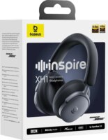 Baseus Inspire XH1 ANC Bluetooth / Vezetékes Fejhallgató Headset - Fekete