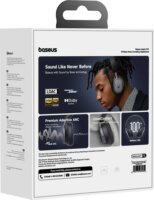 Baseus Inspire XH1 ANC Bluetooth / Vezetékes Fejhallgató Headset - Fekete