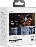 Baseus Inspire XH1 ANC Bluetooth / Vezetékes Fejhallgató Headset - Kék