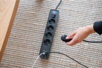 Brennenstuhl Ecolor 230V USB-A / 2x USB-C Hálózati Elosztó 4 aljzatos 1.5m - Fekete
