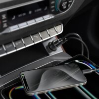 Spigen Essential EV482 USB-C + USB-A Autós Gyorstöltő 48W - Fekete
